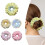 Chouchous élastiques en tissu doux pour femmes 2