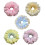 Chouchous élastiques en tissu doux pour femmes 8