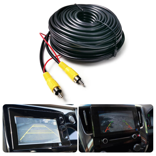 Car Reverse Camera Video Cable with Detection Wire and 1