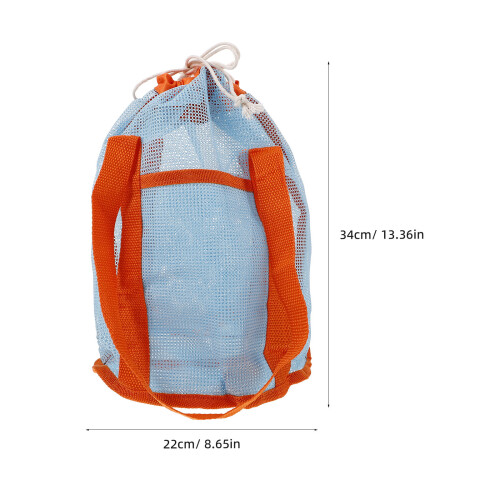 Mesh Beach Bag Drawstring Storage Bag For Easy Organization 2