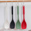 Silicone Cooking Spoon Set Non-Stick Deep Bowl with 6