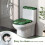 Σετ καλύμματα λεκάνης Clover Design & προστατευτικό καθίσματος τουαλέτας γενικής 4