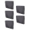 5Pcs Multifunctional Dark Grey Radiator Covers Soft Fabric Protector 5