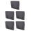 5Pcs Multifunctional Dark Grey Radiator Covers Soft Fabric Protector 9
