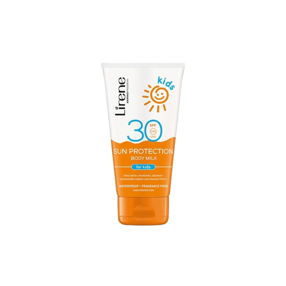 Lirene Sun Protection Body Milk (SPF30+) For Kids | Lightweight and Easy Application - 150ml