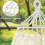 Camping Hammock Breathable Fabric 75x51 in 600 lbs 7