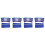 4Sets Reflective Blue Hard Hat Shade Breathable Mesh Neck Sun Shield 3