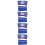 4Sets Reflective Blue Hard Hat Shade Breathable Mesh Neck Sun Shield 7