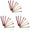 24Pcs DIY Purse Handles Assorted Colors Bag Making Accessories 4