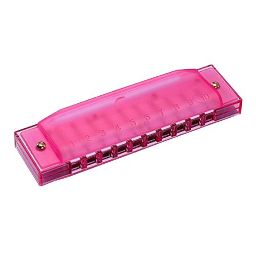 3Pcs Hole Plastic Harmonica Instrument Music Toy for Playing 1
