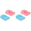 4Pcs Assorted Color Hamster Cooling Bed Small Pet Sleeping Mat PVC 3