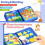 Βιβλίο Montessori για νήπια 1-3 ετών, Ήσυχο βιβλίο αισθητηριακής μάθησης, παιχνίδι 3