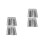 4Pcs Sturdy Aluminum Wedges Silver for Handle Fix 5
