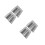 4Pcs Sturdy Aluminum Wedges Silver for Handle Fix 8