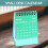 Compacte Tafelkalender Met Schrijfopties Van 4