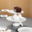 Easter Bunny Cupcake Stand, 6-inch Ceramic Dessert Plate with Raised Edge – Compatible with Easter Decor 6