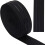Flat polyester sklisikker elastisk snor silikon griper elastisk bånd klestilbehør hvit 30 mm 6