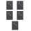 5Pcs Elegant 2025 Schedule Planner Black Notebook for Office Use 5