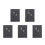 5Pcs Elegant 2025 Schedule Planner Black Notebook for Office Use 8