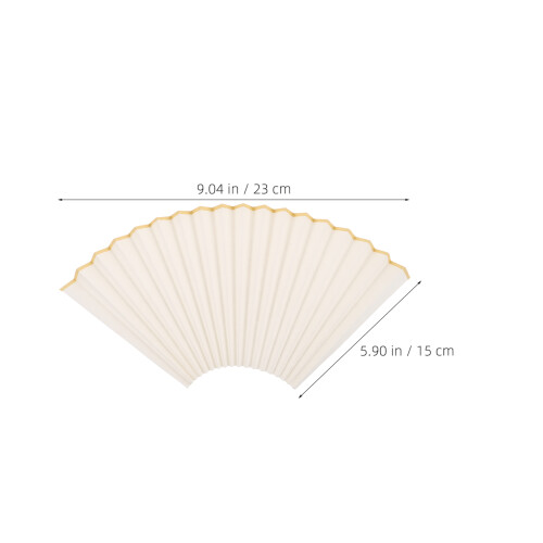 Calligraphy Paper Sheets Folding Fan Xuan Paper For 1pack 1