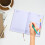 5Pcs Elegant 2025 Schedule Planner Black Notebook for Office Use 11