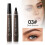 Μολύβι φρυδιών Microblading – Μαύρο/Καφέ, Αδιάβροχο, με 4 ακίδες μύτης, μεγάλης 2