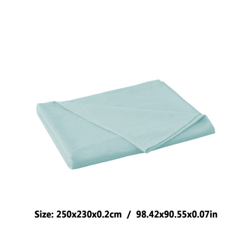 XiYing Queen Size Double Brushed Microfiber Bed Sheet, Soft Breathable Solid Color Dormitory Sheet for Home Bedding, 230X250Cm, 1-Piece 2