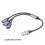 USB Male to Multiport Splitter Adapter with 1xUSB3.0 and 2xUSB2.0 Extension Cable for TVs and Computer Use 5