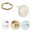 4Pcs Easy Install Silver Mini Ceiling Lights for Dollhouse Decoration 10