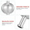 Plastic Christmas Tree Topper Silver Star 1 Piece 9.1 x 2.4 5