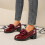 Γυναικεία slip-on μοκασίνια Willtoo με σχέδιο φιόγκο, άνετα παπούτσια πλατφόρμας, casual 5