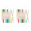 24Paren Drumsticks Set Vaatbaar Antislip Multi-Kleur 9