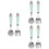 3Sets Toddler Fork Spoon Set Green Safe Practical Kids Tableware 6