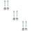3Sets Toddler Fork Spoon Set Green Safe Practical Kids Tableware 9