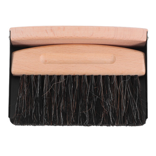 5Sets Lightweight Small Dustpan and Brush with Beech Wood Handle 1