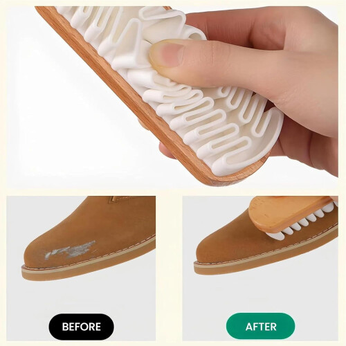 Βούρτσα παπουτσιών Magic Rubber με γόμα, απαλό καθαριστικό για σουέτ, δέρμα, παπούτσια, 2