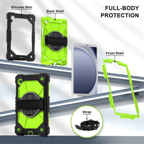 Capa resistente a impactos para Samsung Galaxy Tab A9+ (amarela) 2