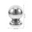 2Pcs Stainless Steel Ball Post Caps Silver Decorative Railing Guards 3