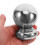 2Pcs Stainless Steel Ball Post Caps Silver Decorative Railing Guards 4