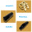2Sets Practical Alto Saxophone Kit Black Sax Ligature Cap 4