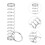 40Pcs Silver Ring on Props for Close-Up Tricks 11