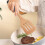 Wooden Spatula Soup Spoon Ergonomic Handle 1 Piece 4