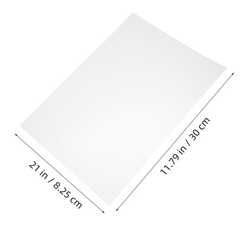 10Pcs Transparent PVC Light Filter Sheets Durable Teaching Film Sheets 2