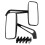 Motorcycle Side Rearview Mirrors Black 7