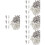 8Sets Durable Silver Threaded Eye Screw Hooks for Jewelry Making 5