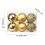 Navy Blue Shatterproof Christmas Ornaments 6 pcs 2
