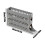 Automatic Rolling Egg Dispenser, 30-Egg Capacity Space-Saving Refrigerator Egg Rack, 4-Tier PP Plastic Egg Storage Box(Gray) 3