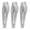 6St Opblaasbare Dames Mannequin Torso Voor Kledingpresentatie 2