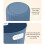 Small Round Trash Can Plastic 1.9 Gallon Blue 5