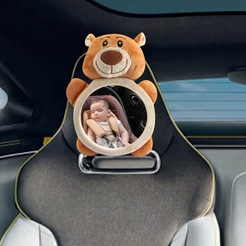 Stroller Rearview Mirror Compatible with Most Strollers 2